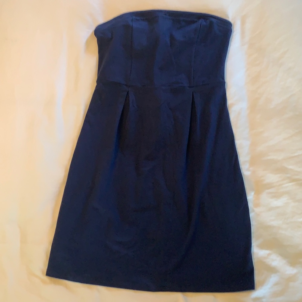 Cotton strapless dress